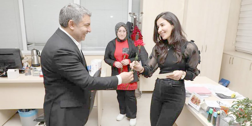 Bayan personelin gününü kutladı