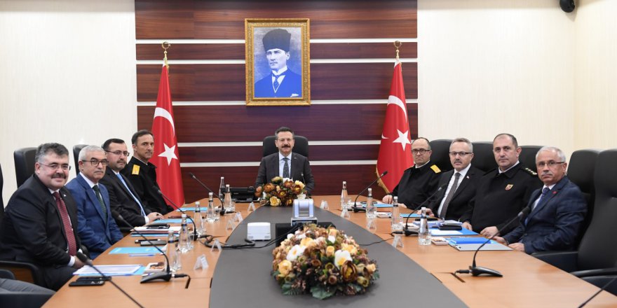 İl Güvenlik ve Asayiş Toplantısı yapıldı