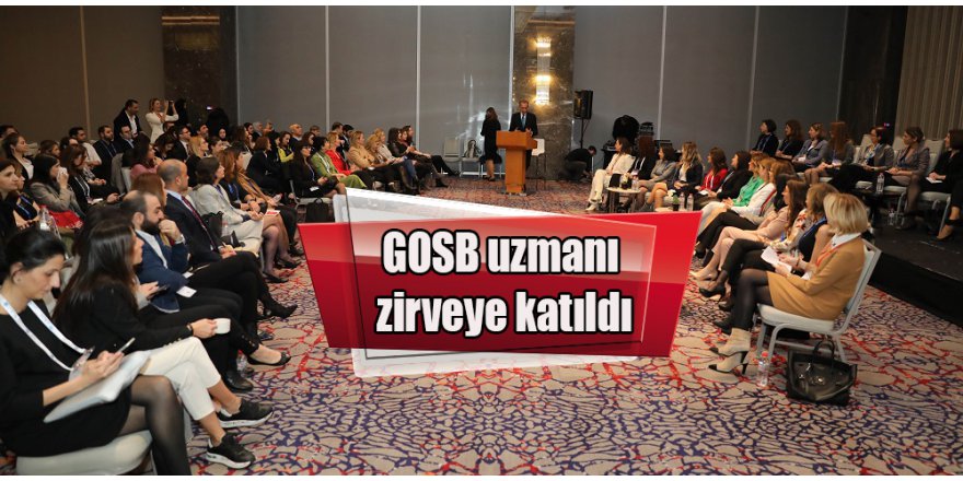 GOSB uzmanı zirveye katıldı