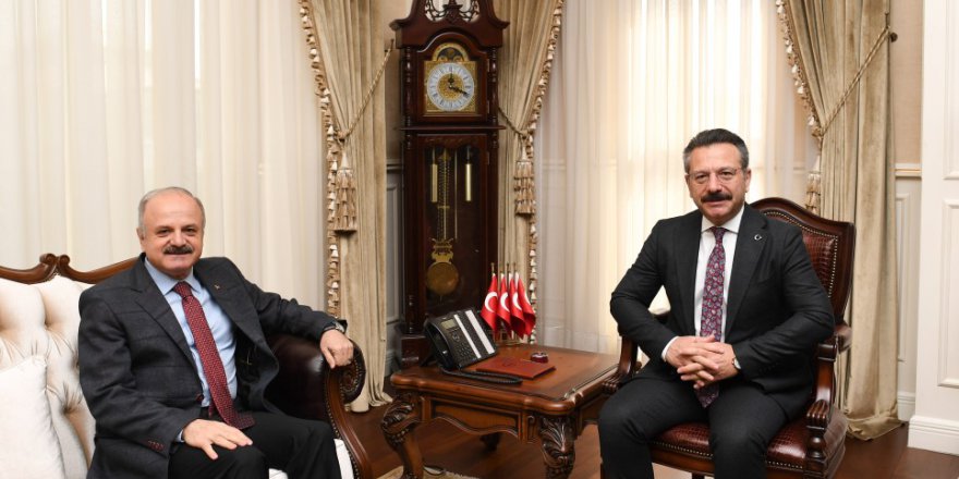 Vali Aksoy, Vali Çakacak’ı ağırladı