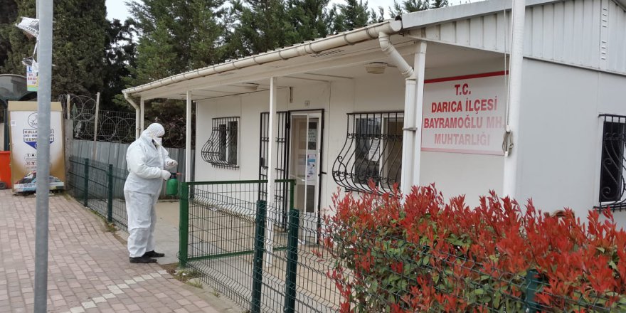 Darıca dezenfekte ediliyor