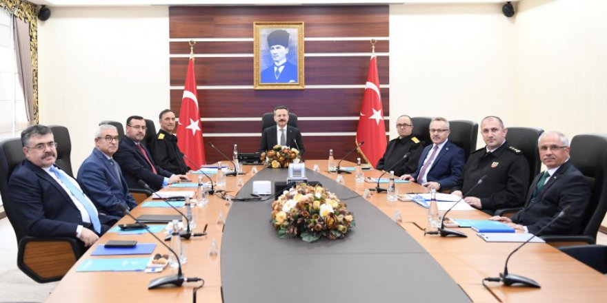 İl Güvenlik Toplantısı Yapıldı