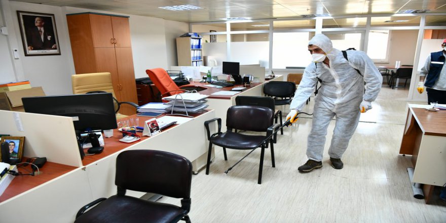 Çayırova’da dezenfekte devam ediyor