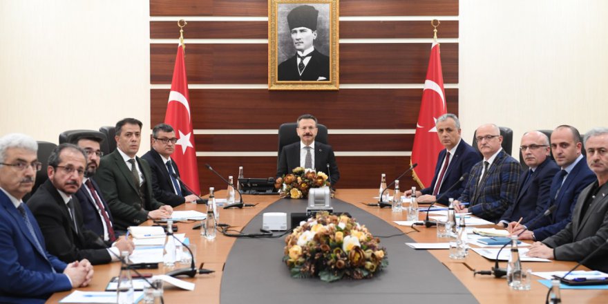 Valilikte Koronavirüs Toplantısı
