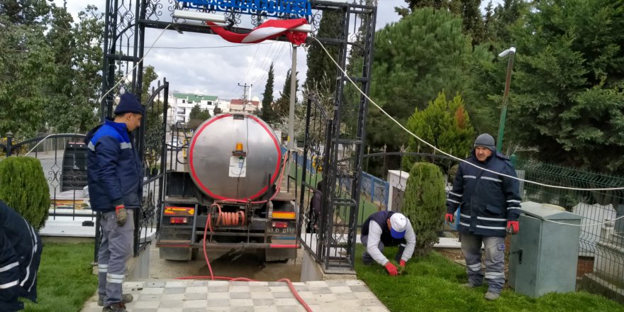 Darıca Şehitliği’ne bakım yapıldı