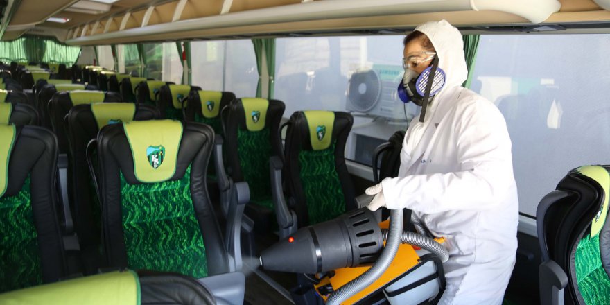 Dezenfekte çalışmaları devam ediyor