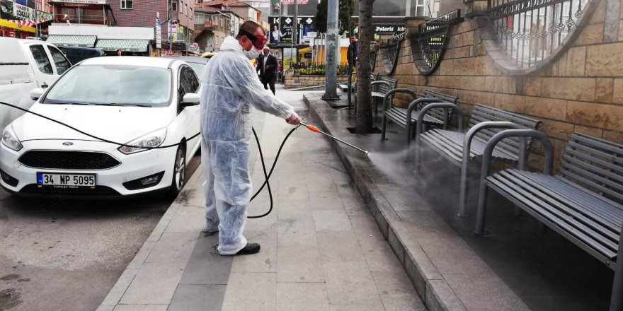 Dilovası'nda dezenfekte çalışmaları sürüyor