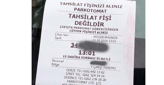 Resmi tatilde park ücreti alıyorlar!
