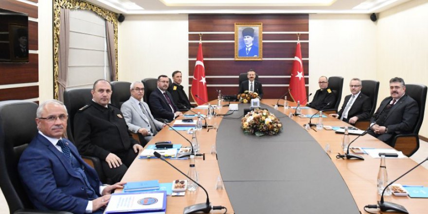 İl Güvenlik Toplantısı Yapıldı