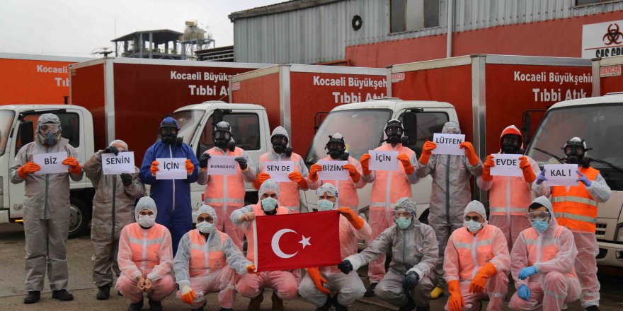 Covid-19 şüphelisi tıbbi atıkları İZAYDAŞ bertaraf ediyor