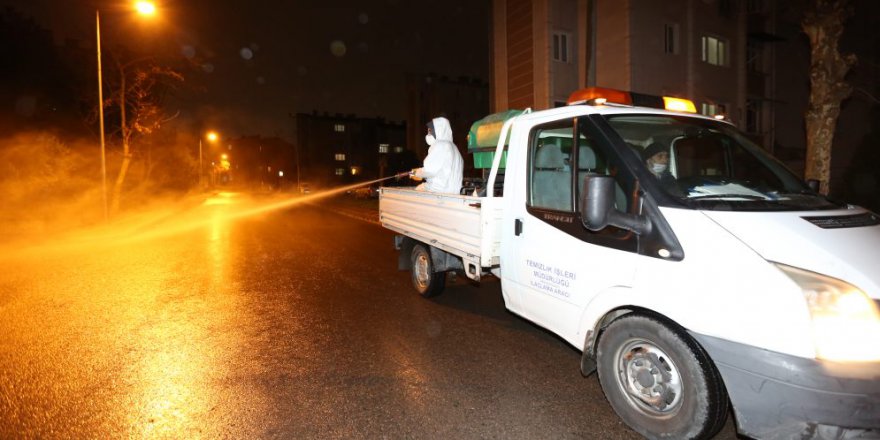 Çayırova 7/24 dezenfekte ediliyor