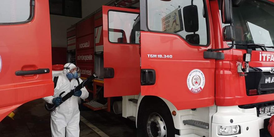 İtfaiyede korona virüs önlemleri