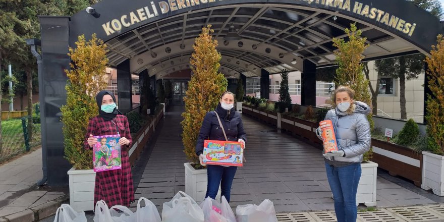 Büyükakın çocukları unutmadı