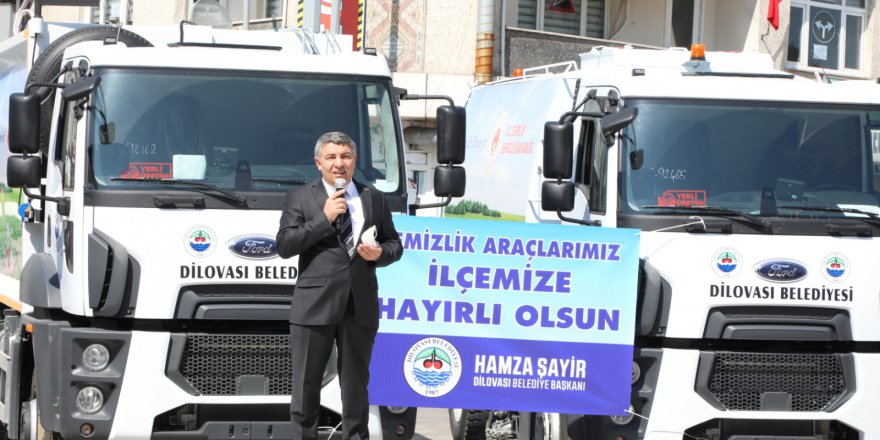 İki araç hibe edildi