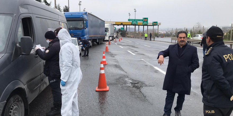 Giriş ve çıkışları denetledi