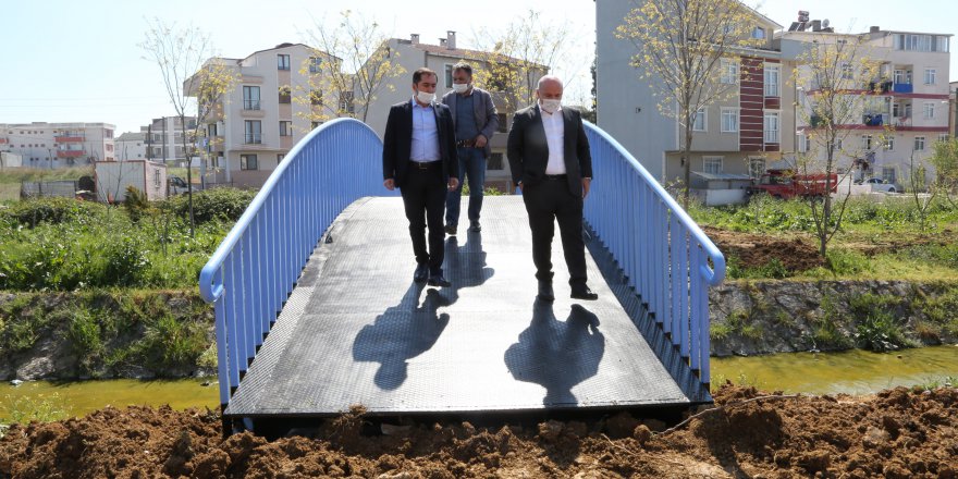 Sırasöğütler’de yaya geçidi tamamlandı