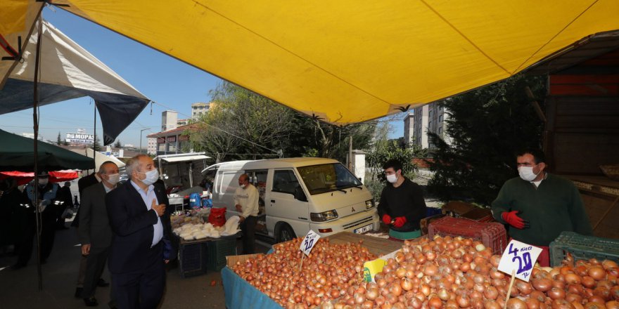 Büyükgöz’den  Pazarlarda Esnaf Turu