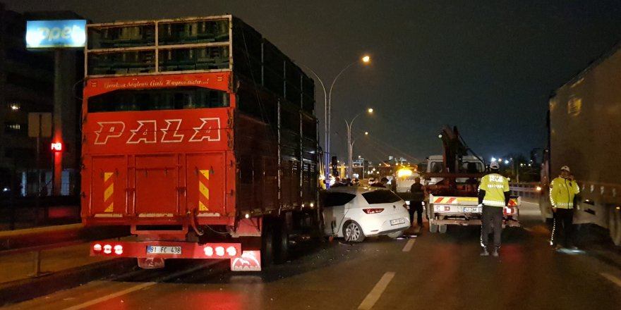 Trafik kazası: 1 yaralı