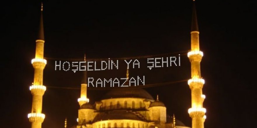 Ramazan ayı başlıyor