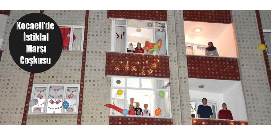 Kocaeli’de İstiklal Marşı Coşkusu