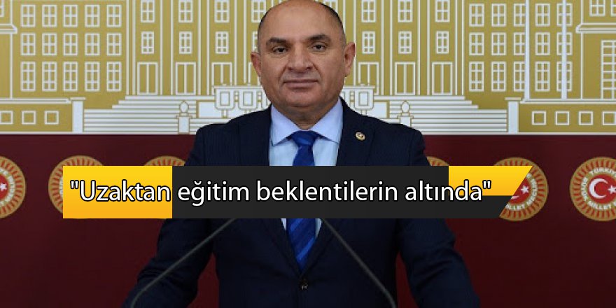 "Uzaktan eğitim beklentilerin altında"