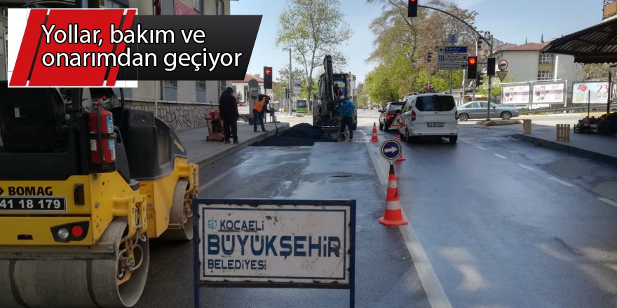 Yollar, bakım ve onarımdan geçiyor