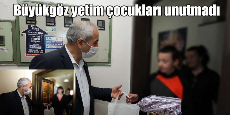 Büyükgöz yetim çocukları unutmadı