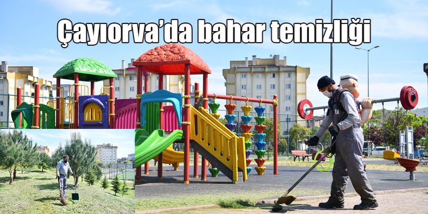 Çayırova’da bahar temizliği