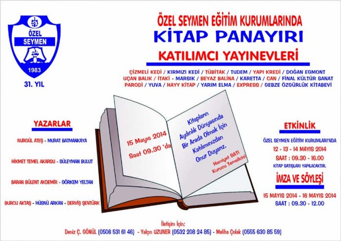 Özel Seymen’de kitap şenliği