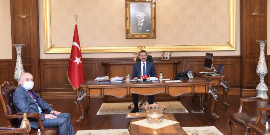 Vali Aksoy’u  ziyaret etti