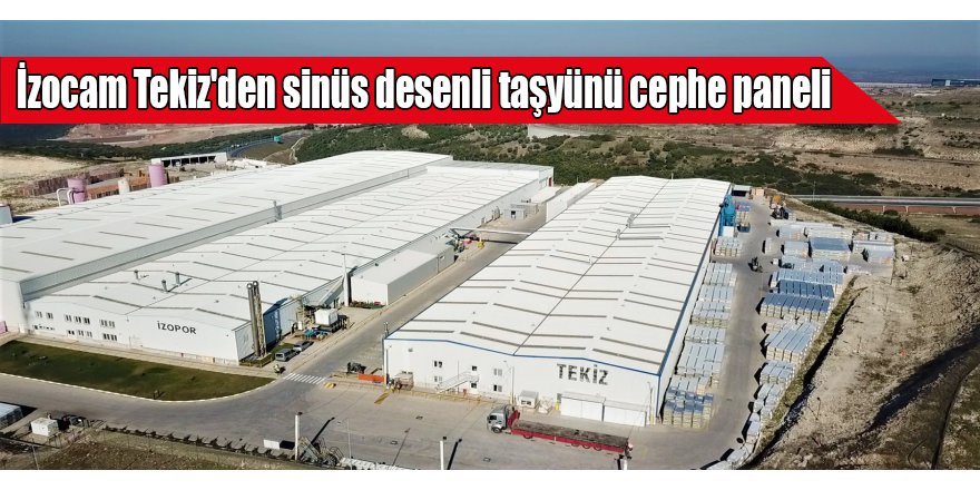 İzocam Tekiz'den sinüs desenli taşyünü cephe paneli