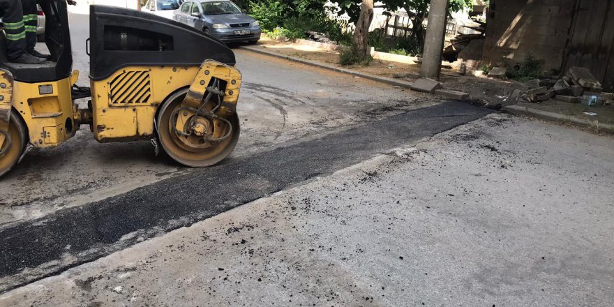 Darıca’da bozuk yollar onarılıyor