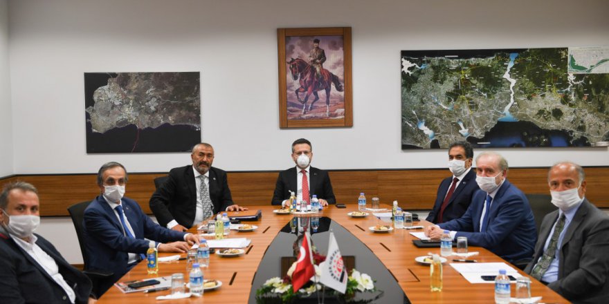 Vali Aksoy Güzeller OSB’da toplantıya başkanlık yaptı