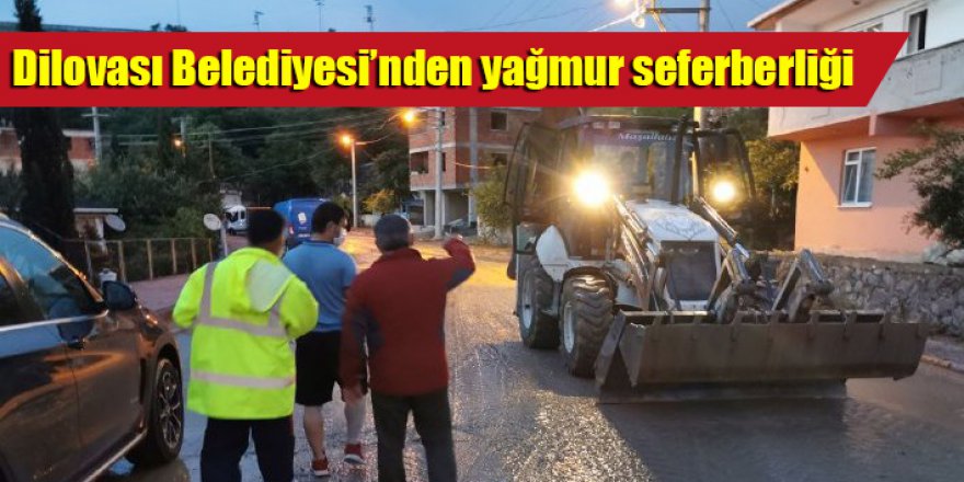 Dilovası Belediyesi’nden yağmur seferberliği
