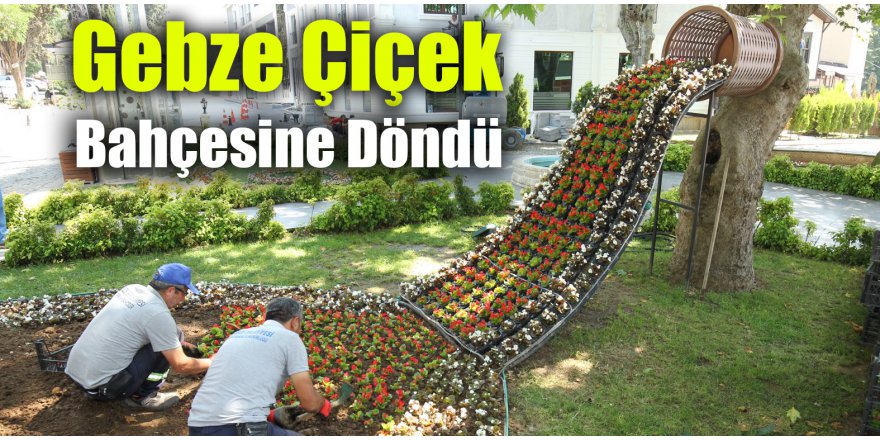 Gebze Çiçek Bahçesine Döndü