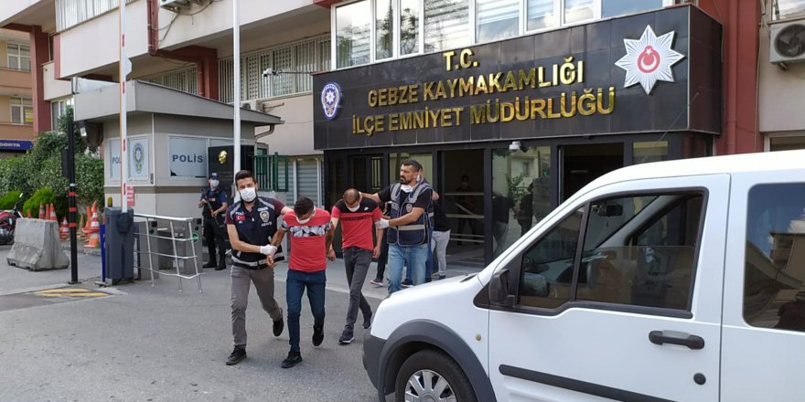 Gebze'de 2 gaspçı tutuklandı