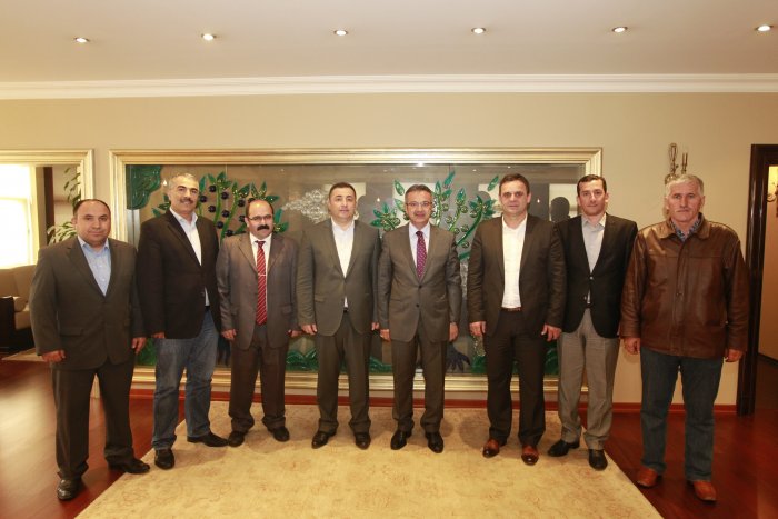 Başkan Köşker Hizmet İş ve Bakkallar Odası’nı ağırladı