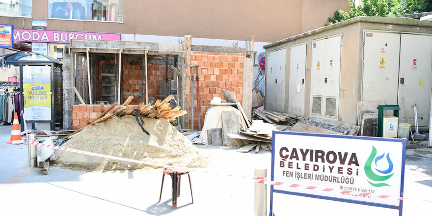 Yenimahalle taksi durağı yenileniyor