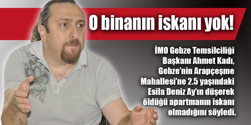 O binanın iskanı yok!