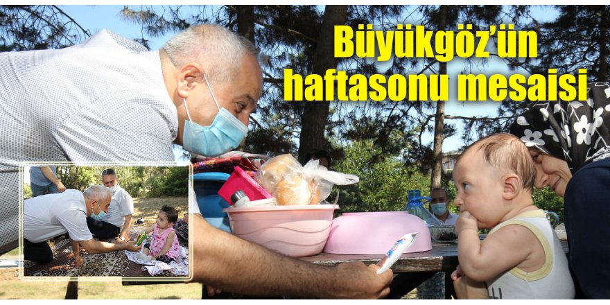 Büyükgöz’ün haftasonu mesaisi