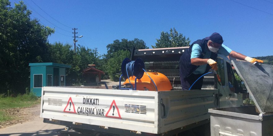 Dezenfekte işlemi devam ediyor