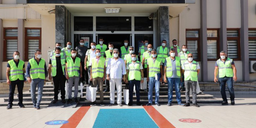 16 bin kişi maske dağıtıldı