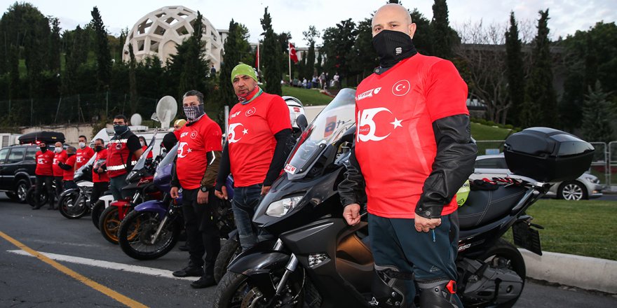 15 Temmuz dolayısıyla anma sürüşü