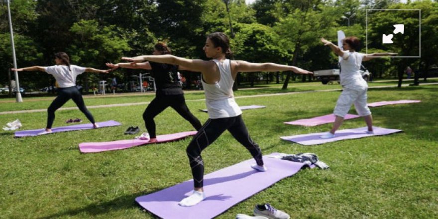 Kadınlar sporla mutlu