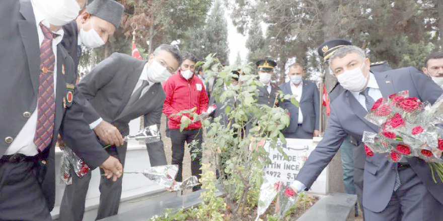 Şehitlik ziyaret edildi