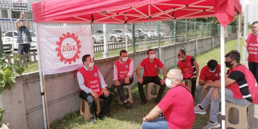 MT Reklam işyerinde grev