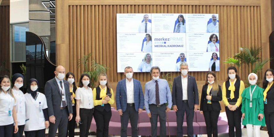 Büyükakın Merkez Prime Hastanesini ziyaret etti