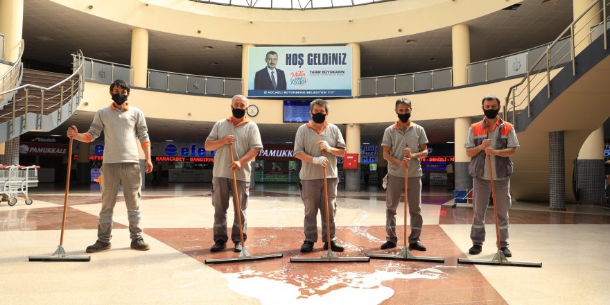 Otobüs terminali bayrama hazır