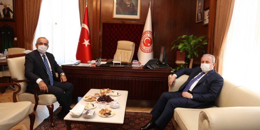 Meclis Başkanı Şentop’tan Akar’a ziyaret