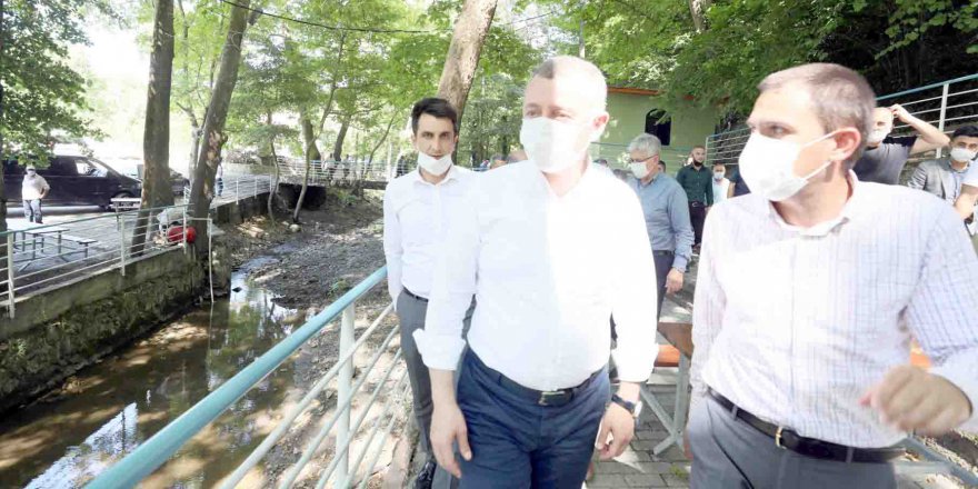 Mesire alanını denetledi